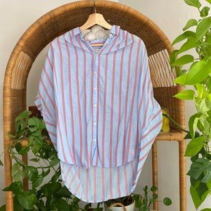 Striped Madewell Buttoned Top